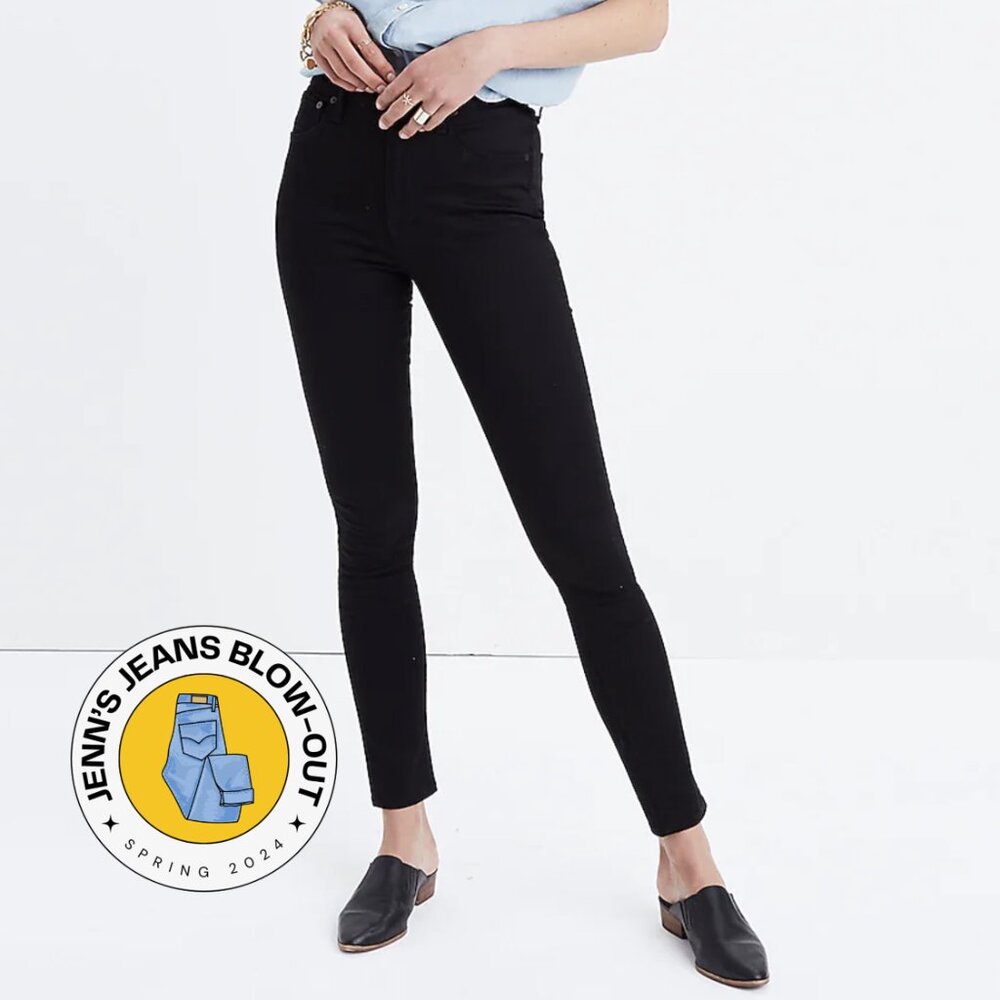 Madewell 10" High Rise Skinny in Black